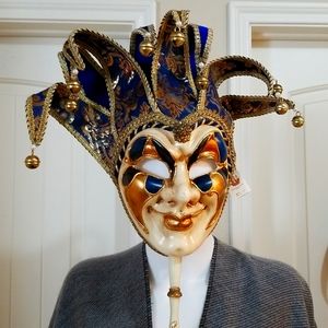 GORGEOUS!  Fabulous Italian painted Mask....